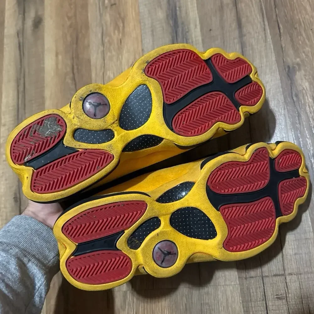 Air Jordan 13 Melo Class Of 2002 Black Yellow 414571-035 Size 9.5